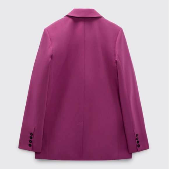 Zara Women Double Breasted Blazer - NWT - Small - Picture 4 of 7
